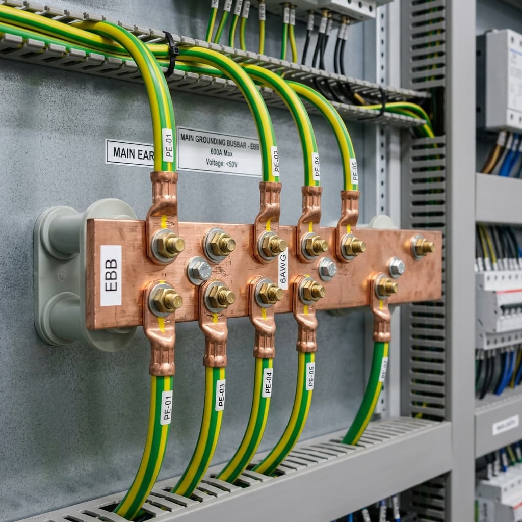 Equipotential Copper Busbar