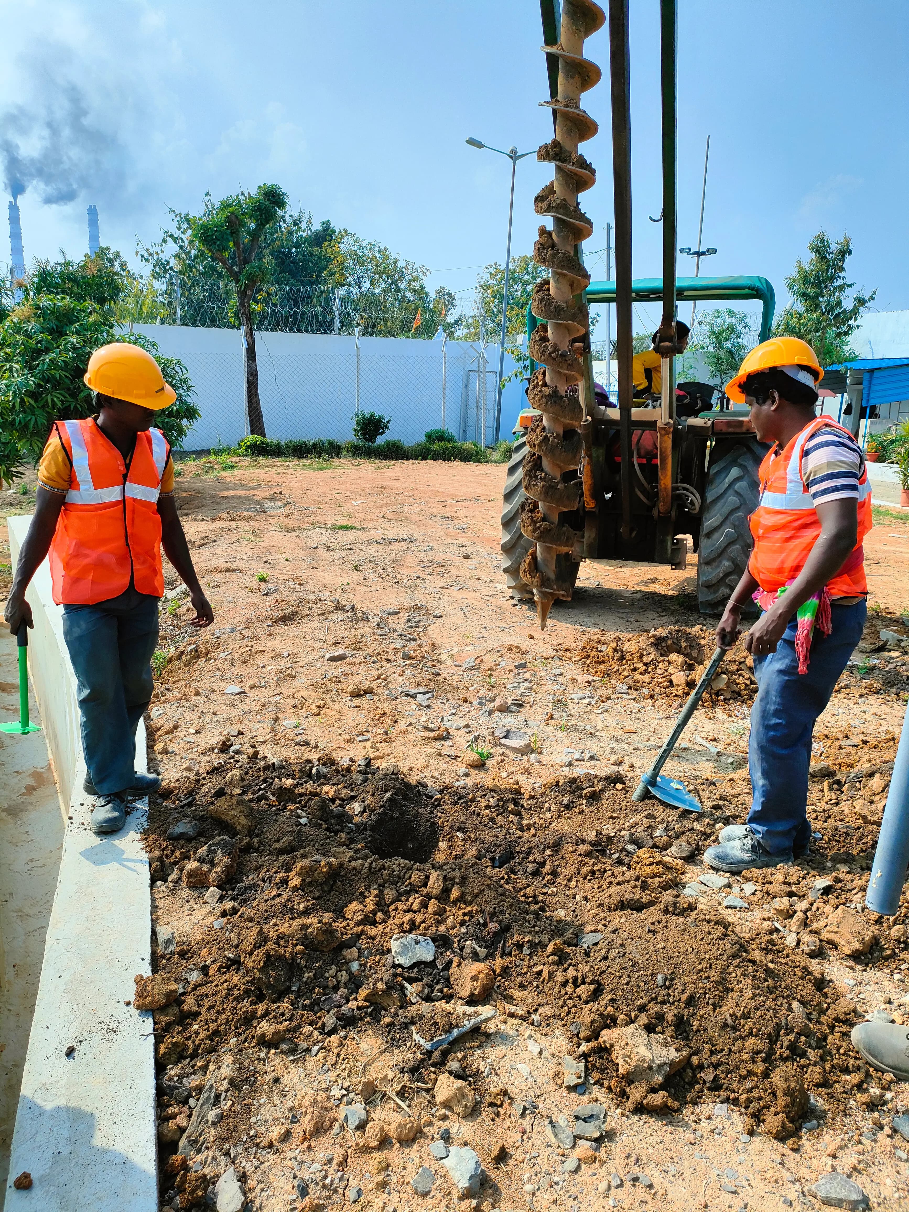 Earth Pit Excavation & Soil Treatment