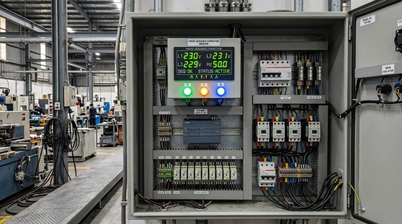 Auto Phase Sequence Correctors (APSC): Preventing Reverse Motor Burnouts
