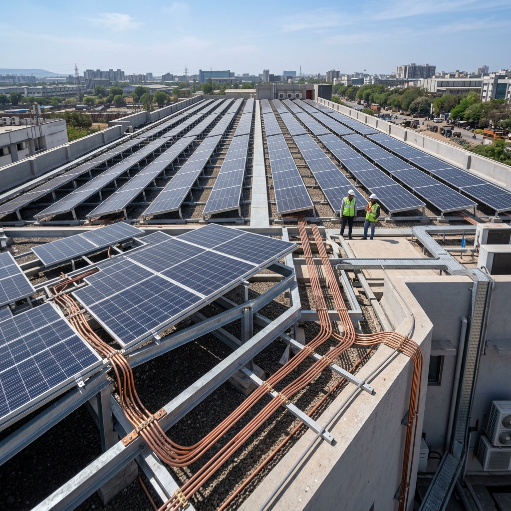 Solar Park Grounding Grids: Design & Installation Guidelines for MW-Scale Arrays